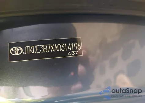 2010 Scion Tc из США, поврежденный, VIN JTKDE3B7XA0314196